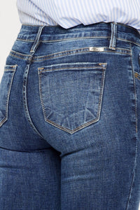 Kancan - Nala Mid-rise Ankle Skinny Double Fray Jean