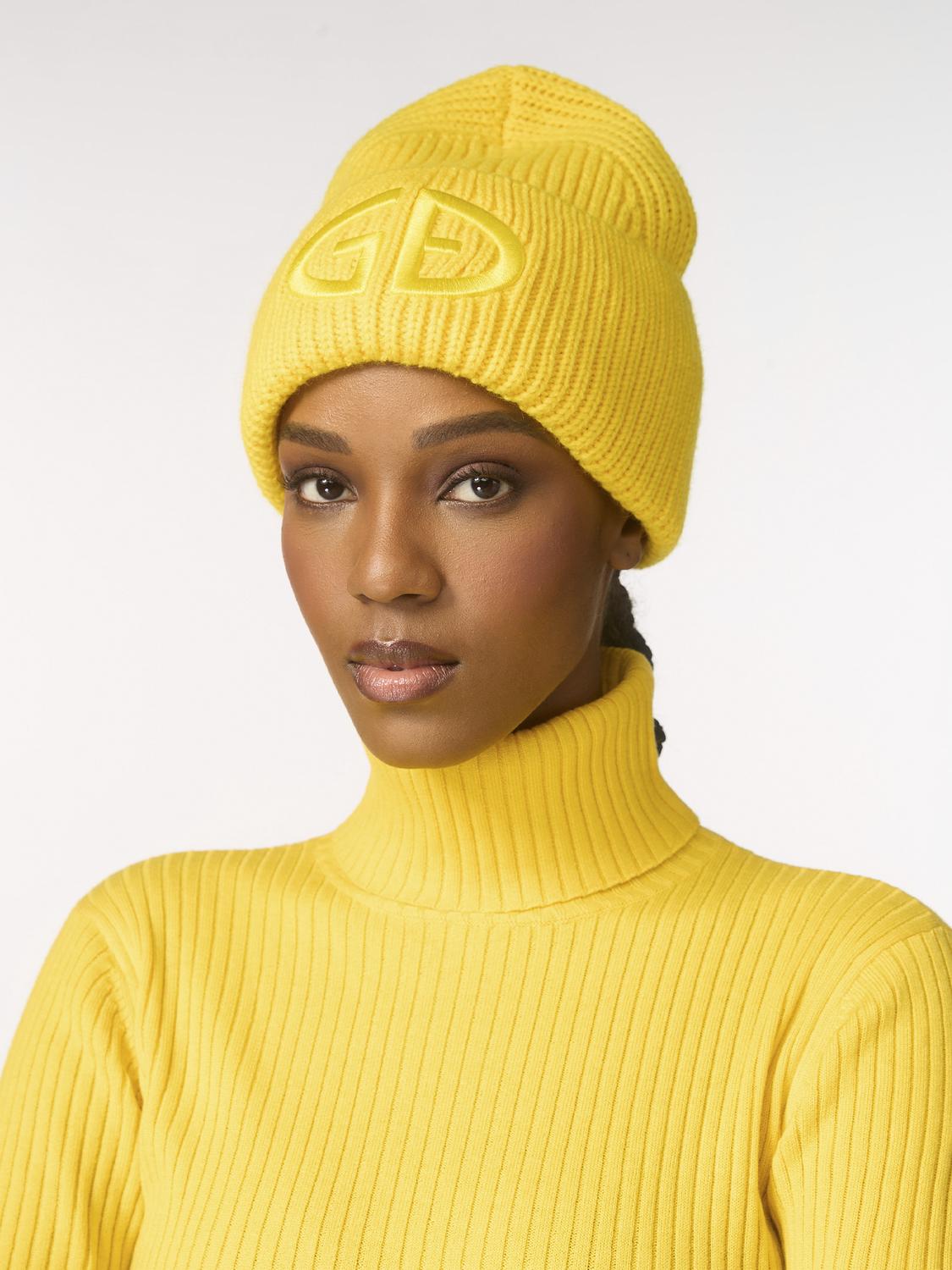 Goldbergh Women's Valerie Beanie in limone - women's hat