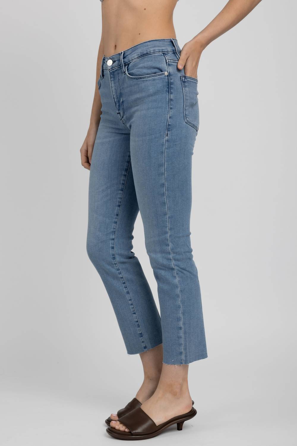 Frame - Le High Straight Raw After Jean