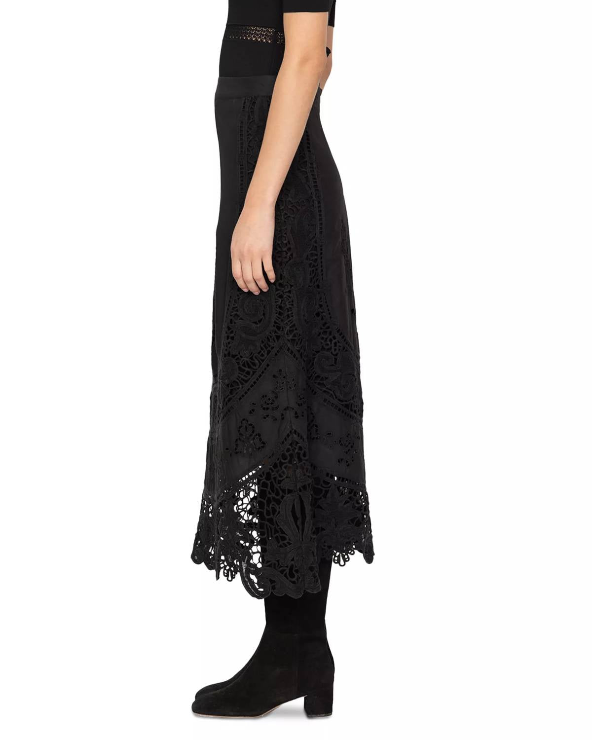 Sea - Gianna Lace Midi Skirt