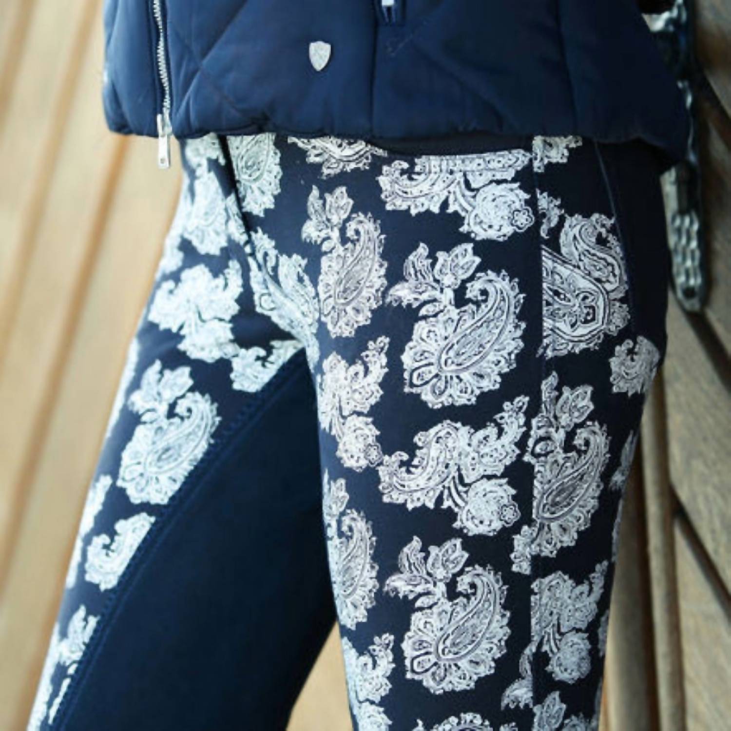 Horze - Women's Cara Paisley Print Fullseat Breeches
