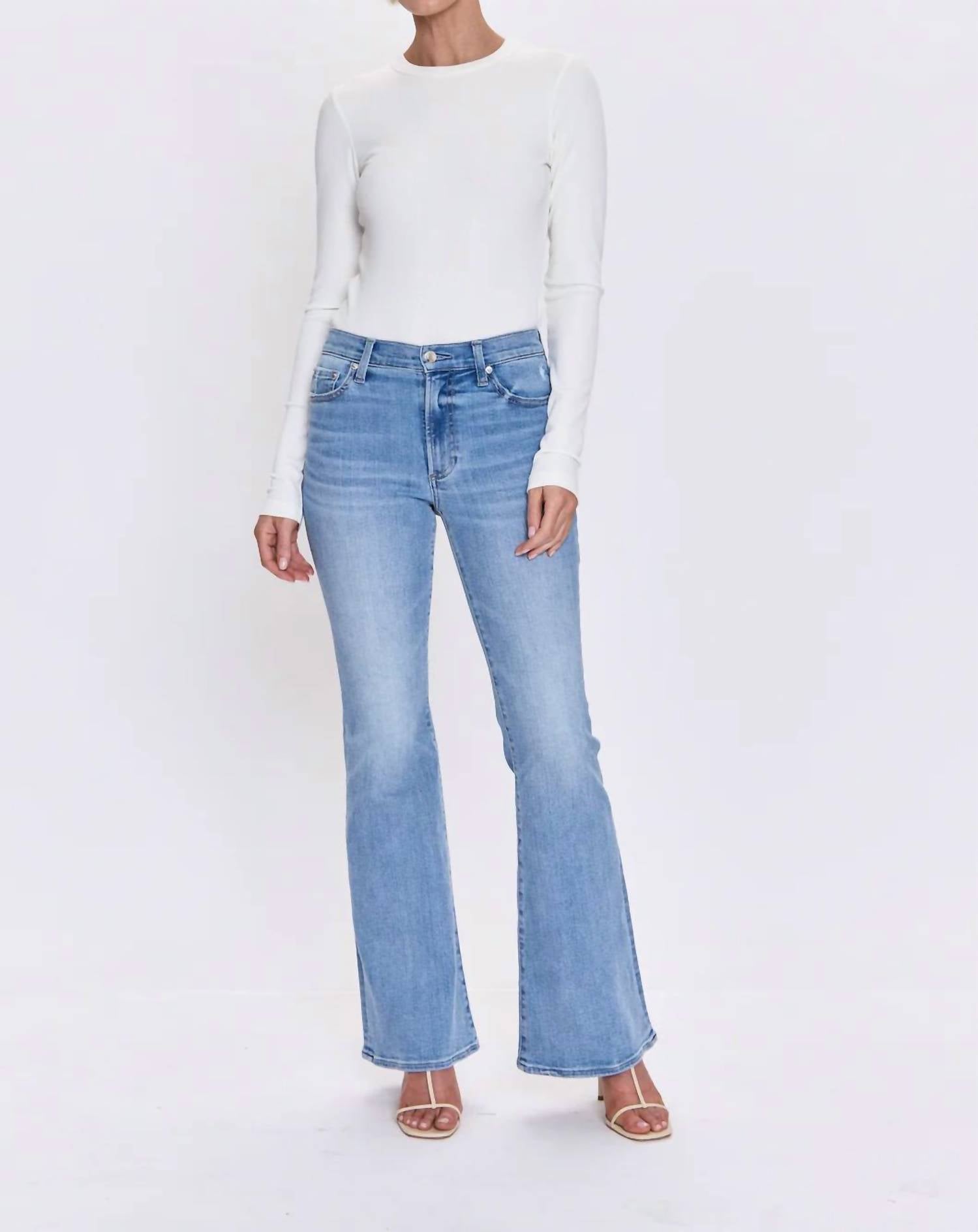 Pistola - Kinsley Mid Rise Ultra Flare Jeans