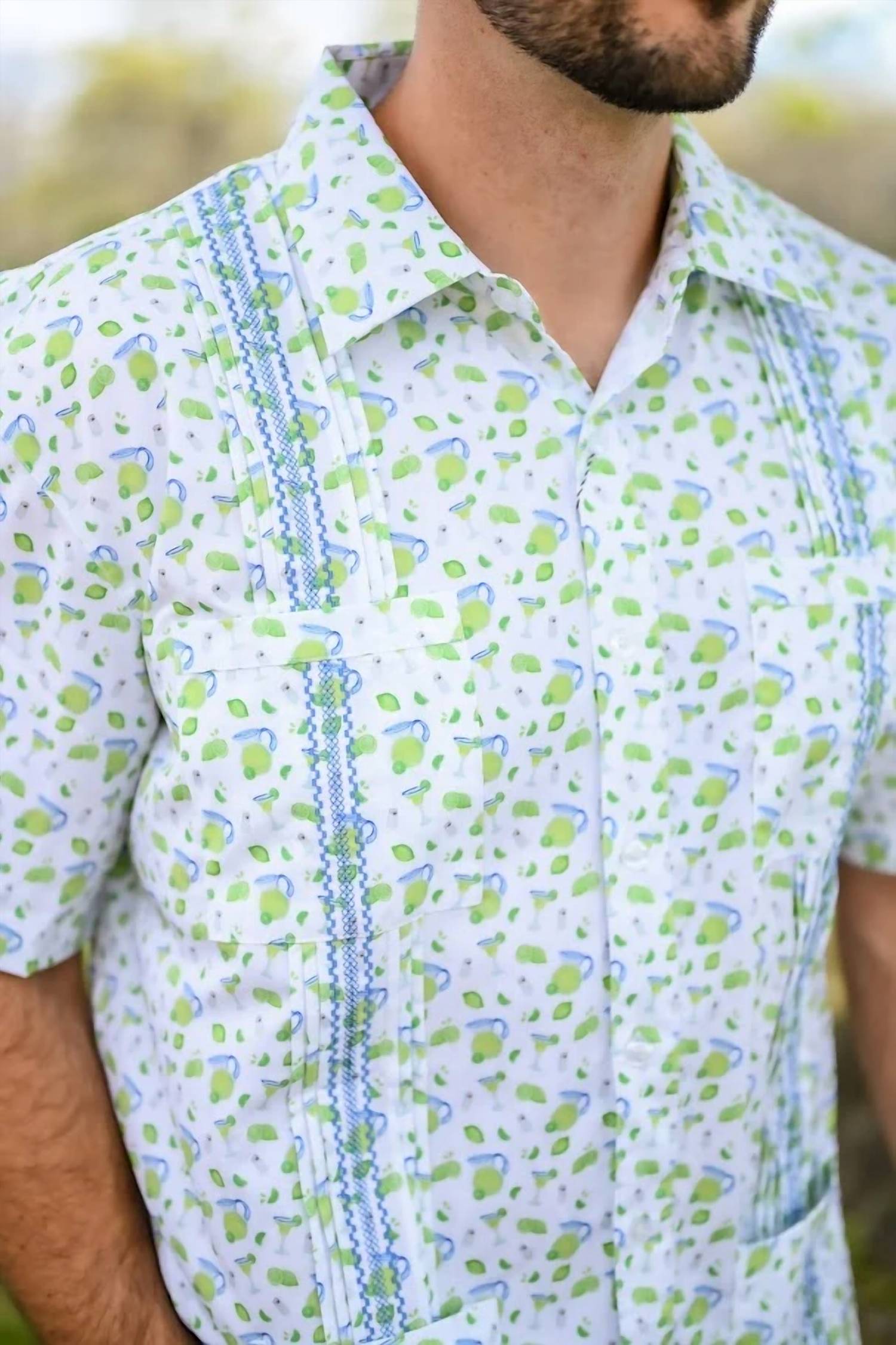 Blue Quail Clothing Co. - Guayabera Margarita Shirt