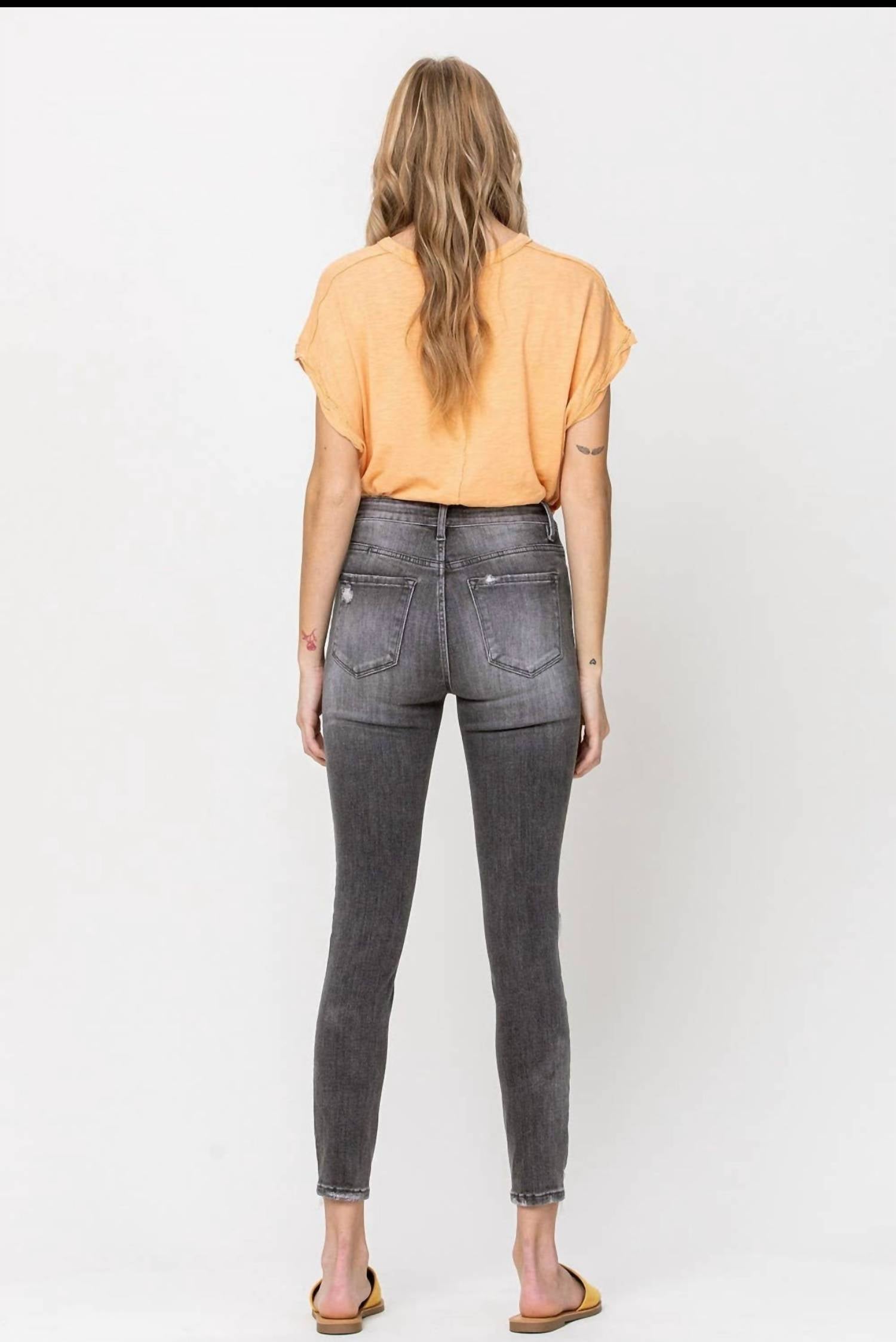 Vervet By Flying Monkey - Wesley Distressed Skinny Jean