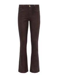 L'Agence RUTH STRAIGHT HEM JEAN in espresso coated - women's jeans - view 4
