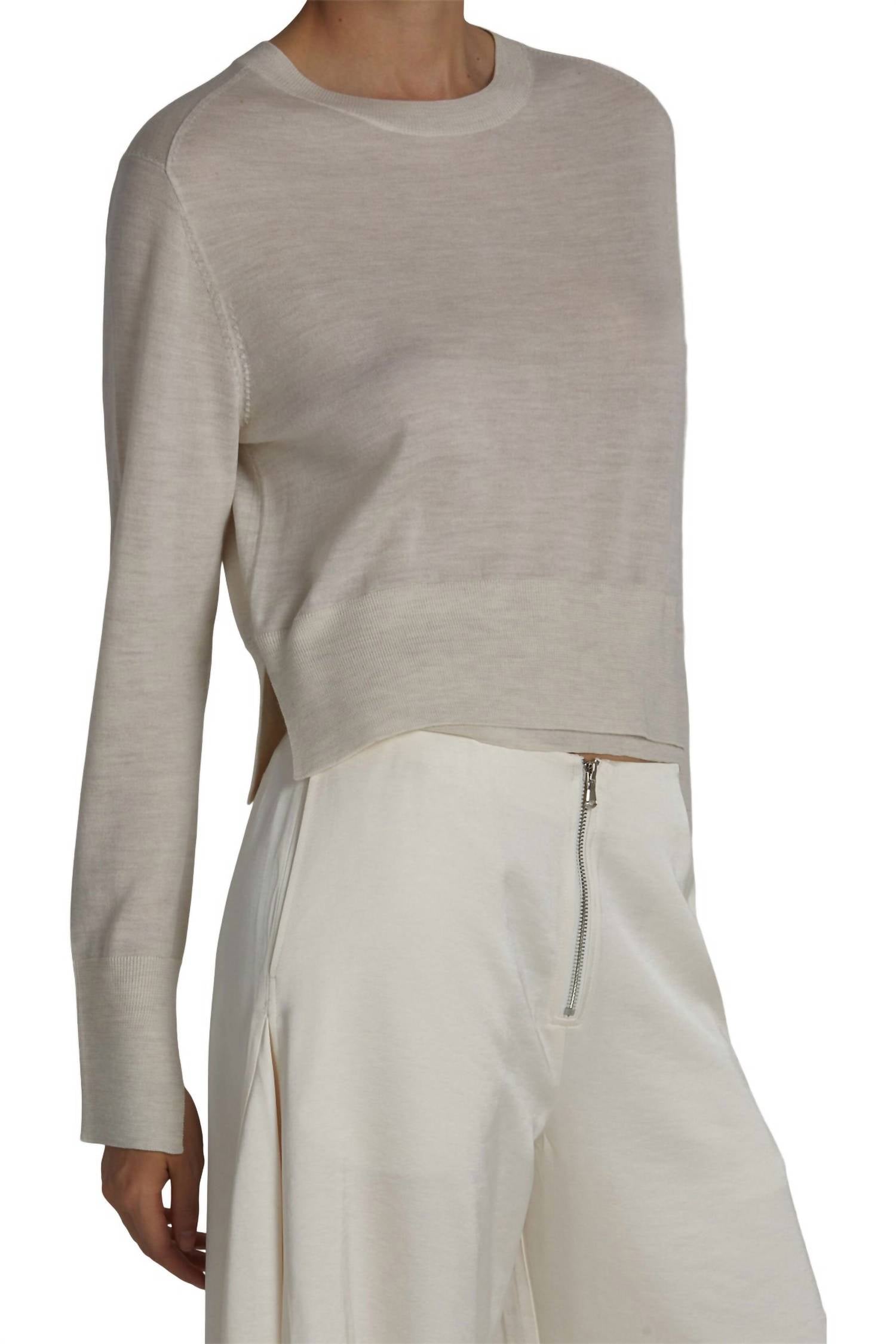 Saint Art - Elodie Layered Crewneck Knit Sweater