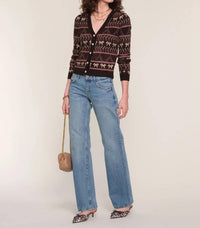 Heartloom - Tulum Bow Print Cardigan