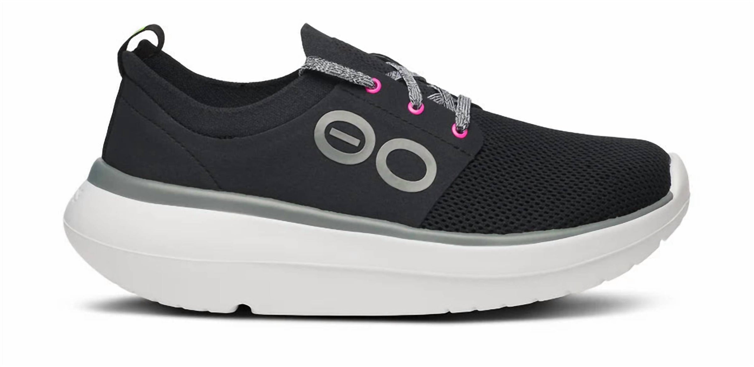 OOFOS Women's Oomy Stride Sneakers in black white - women's sneaker - view 5