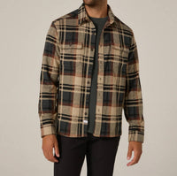 7Diamonds Generation Long Sleeve Shirt in petrol navy - men's shirt