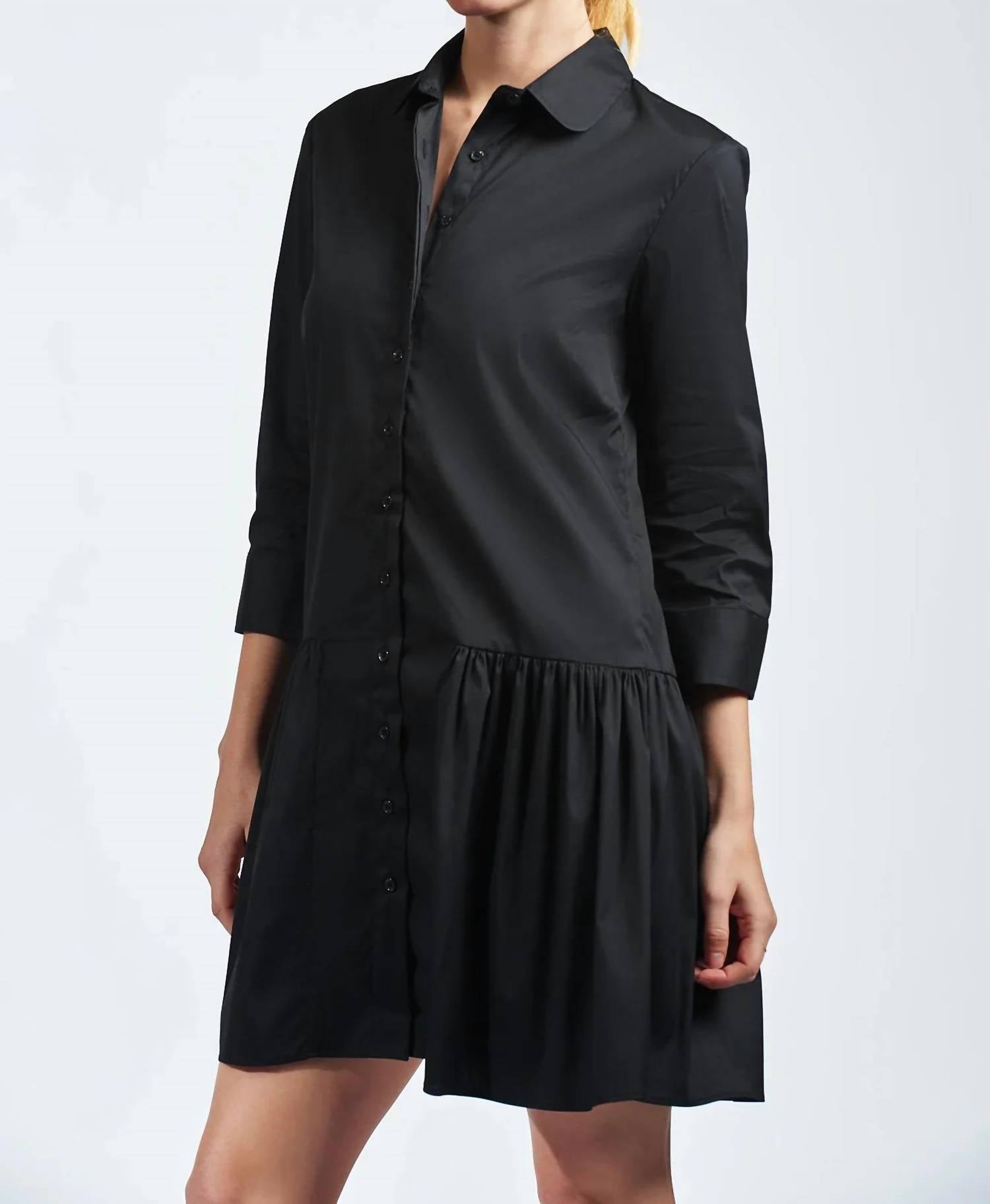 The Shirt - Drop Waist Mini Dress