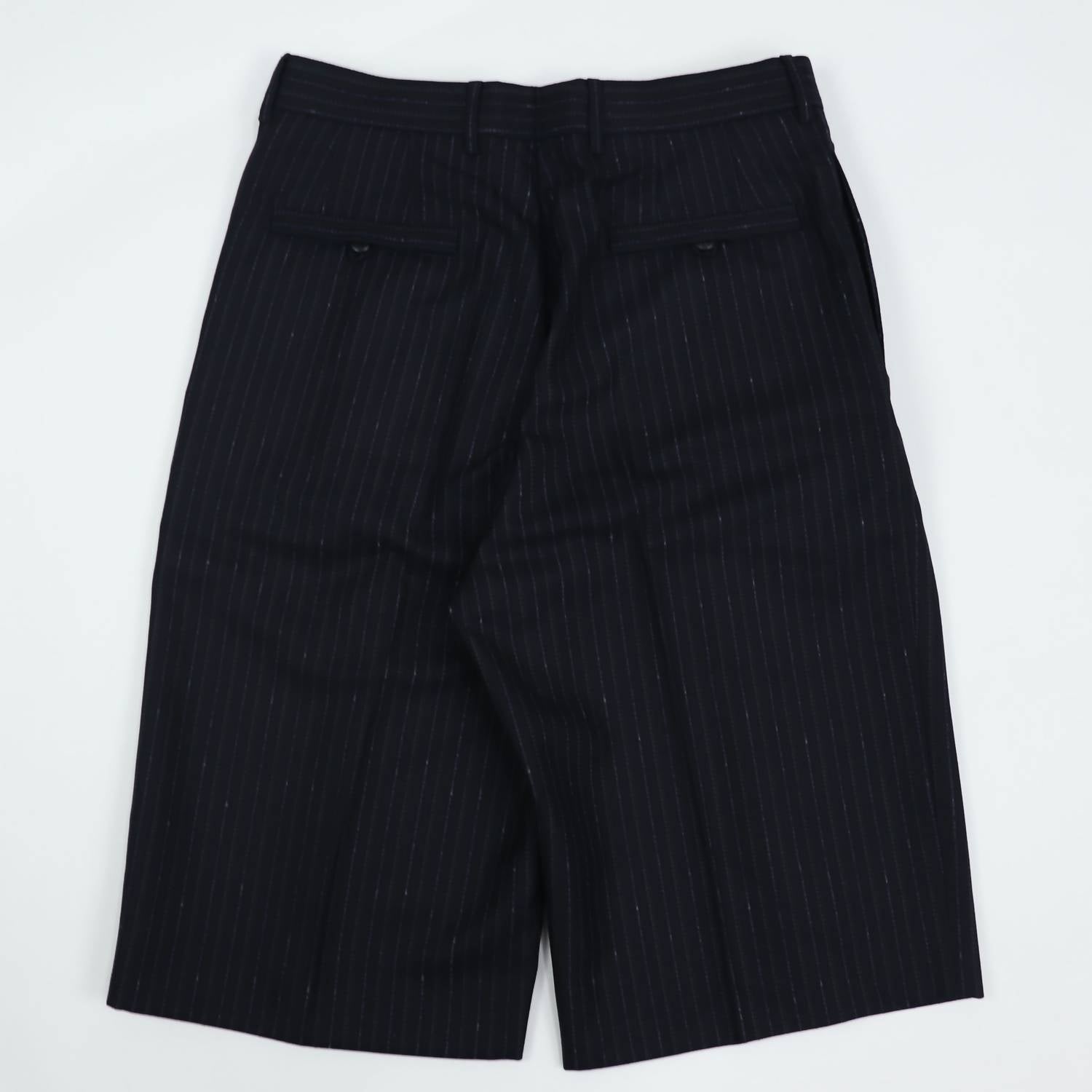 Salvatore Ferragamo - Men's Striped Wool Shorts