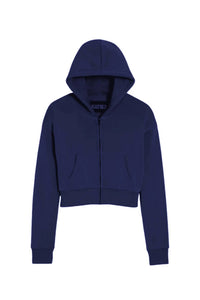 Katie J Nyc - Girl's Tween Dylan Zip Cropped Hoodie