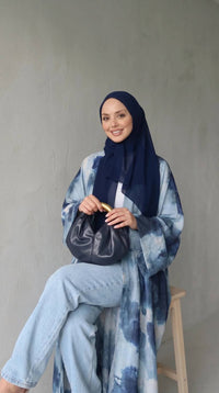La Mignonne Collections - Azure Mist Kimono