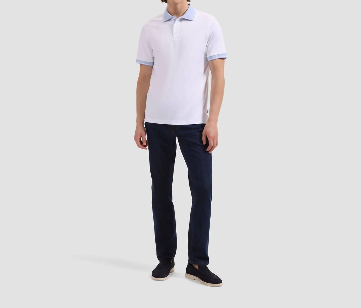 Bugatchi Uomo - Short Sleeve Three Button Polo