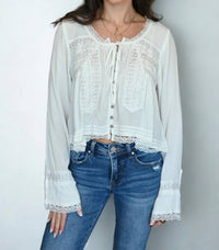 Vintage Havana - Lianna Lace Blouse