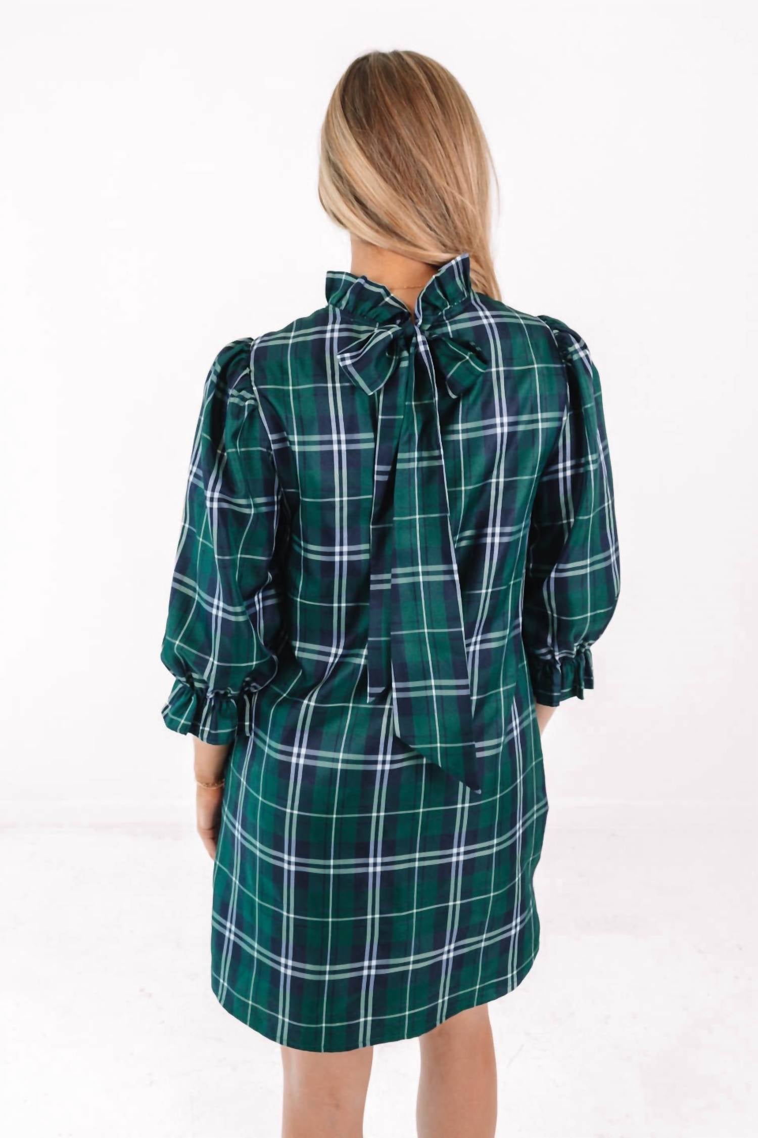 J.Marie - Jordyn Long Sleeve Bow Dress