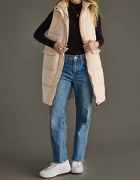 Panache - Elle Long Puffer Vest