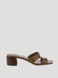 Jimmy Choo - Women's Ellison Leather Sandal Mule