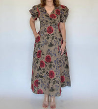 Entro - Floral Midi Dress