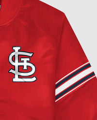 Starter - Men's St. Louis Cardinals Satin Full-snap Jacket