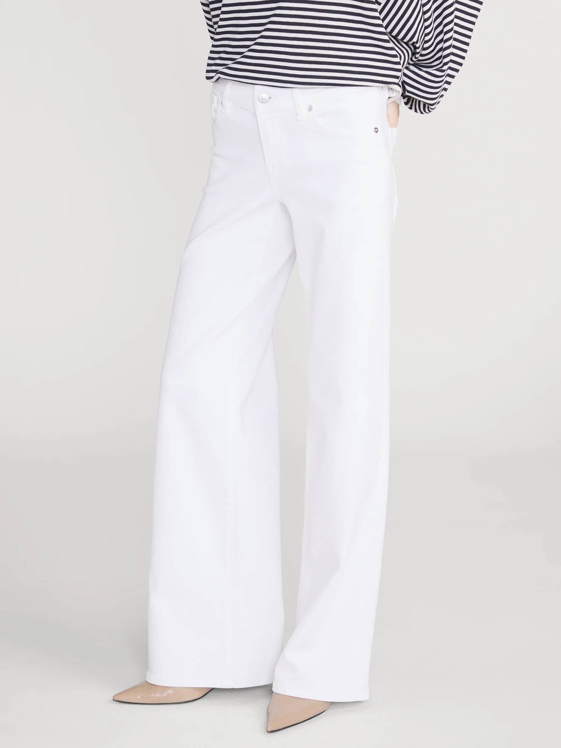 Frame - Women's Low Rise Le Slim Palazzo Jeans