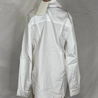 Calcaterra Basic Button-up Blouse in white - women's blouse - alternate view