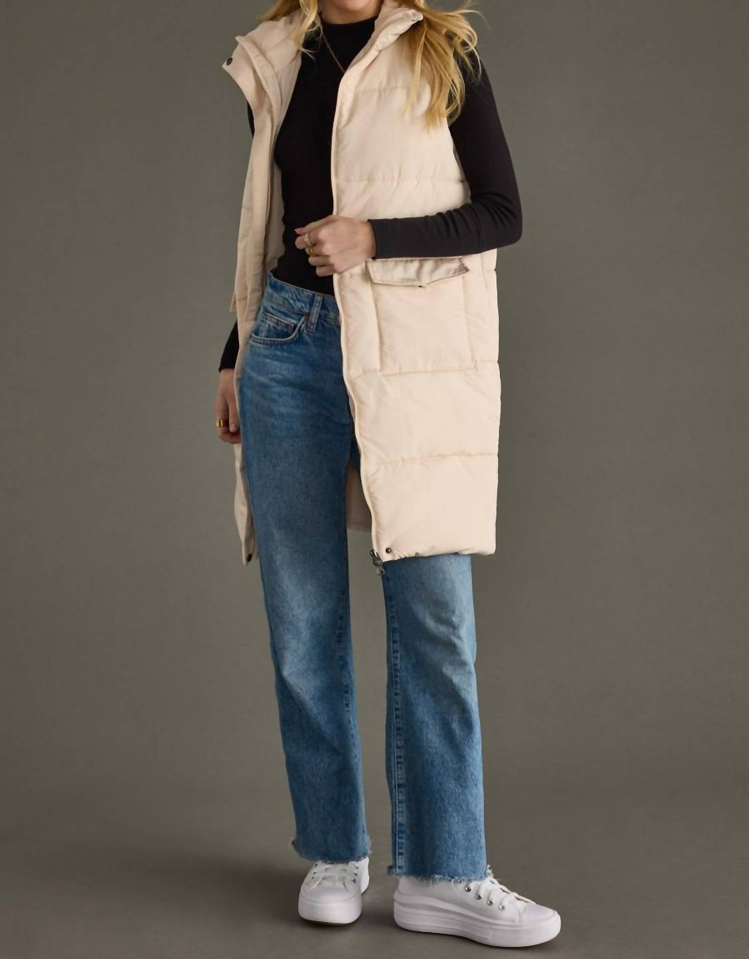 Panache - Elle Long Puffer Vest