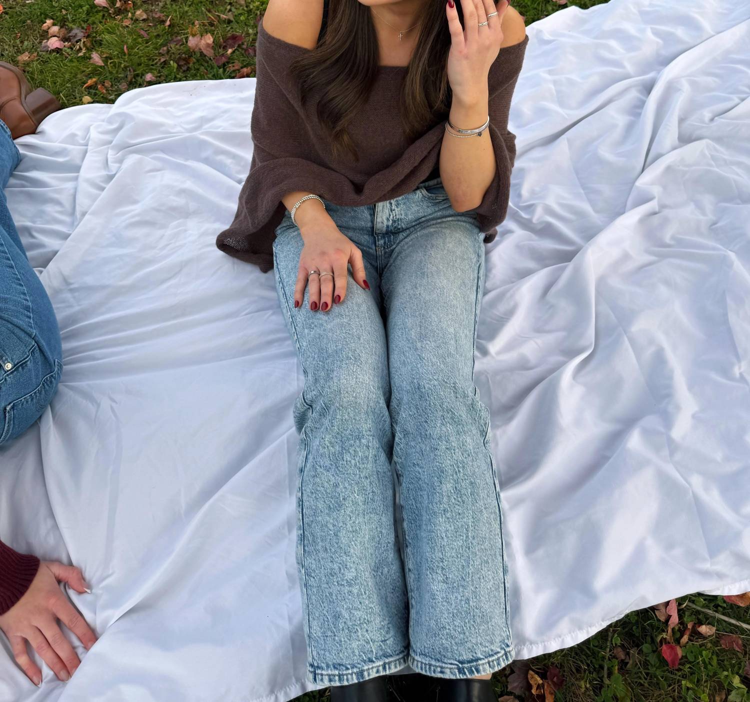 Cotton Candy La - Poncho Solid Sweater