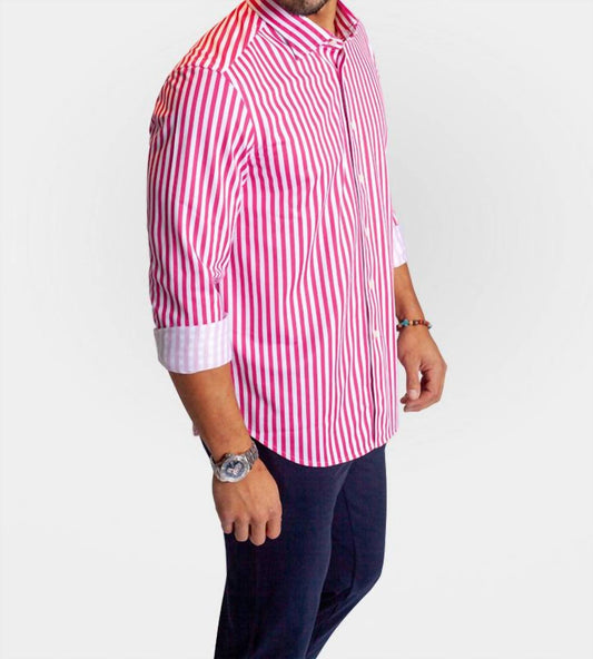 Buki - The Go Big Stripe Long Sleeve Tech Shirt