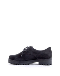 Waldlaufer Women's Sage Non Slip Oxford Shoes in denver schwarz - women's sneaker - detail view