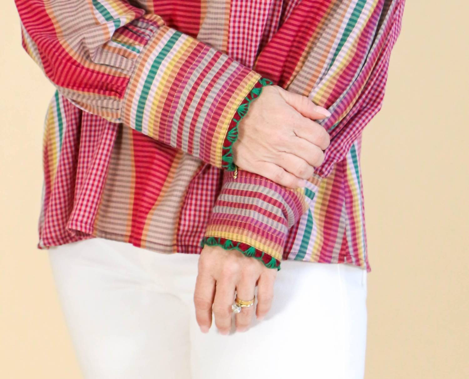 Ivy Jane - Long Sleeve Top With Detailed Cuffs