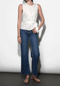 Greylin - Lola Sleeveless Side Tie Blouse