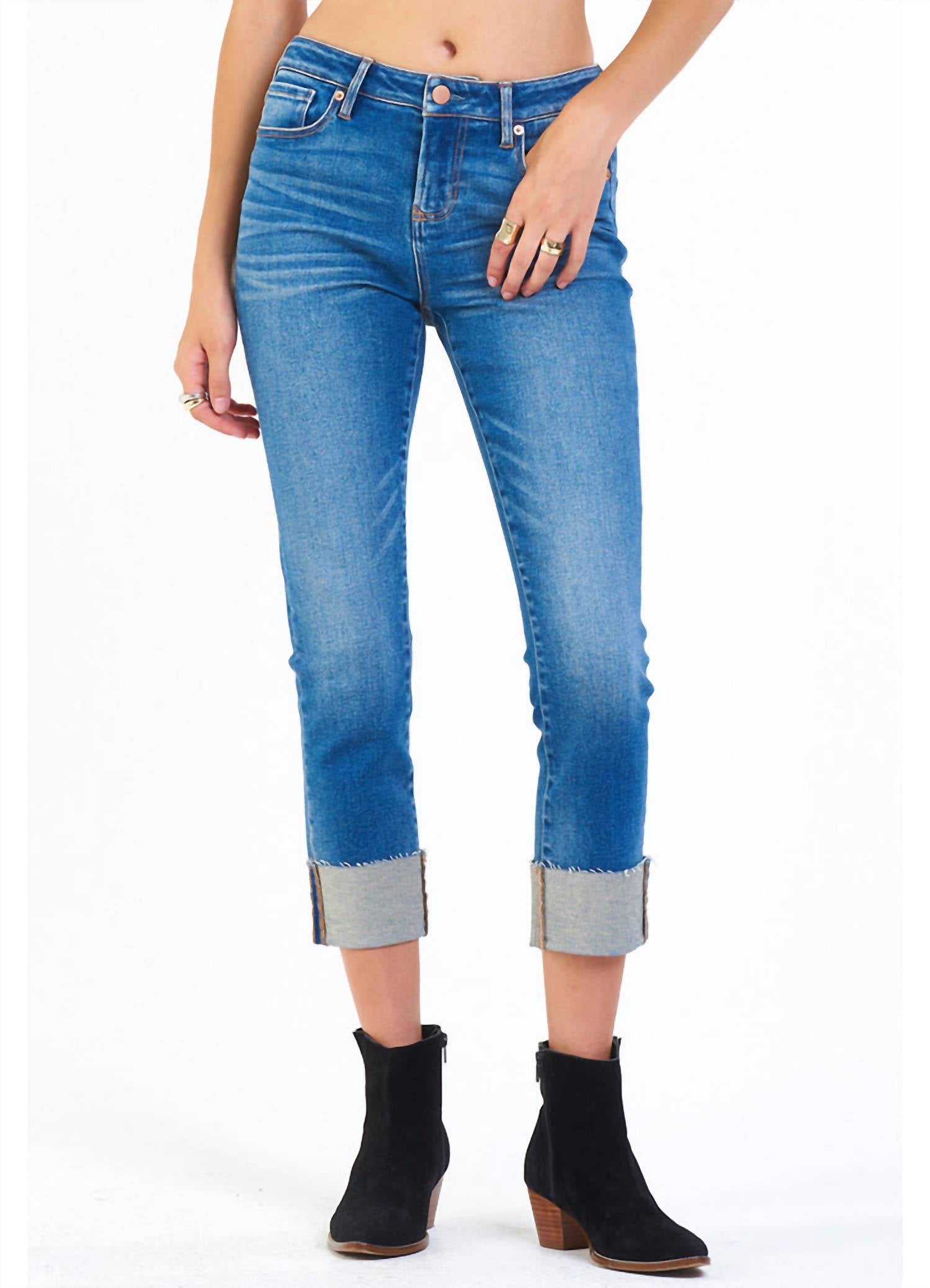 DEAR JOHN DENIM Blaire Cuffed Jeans in west tucson - women's jeans