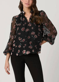 Shoshanna - Jonie Burnout Top