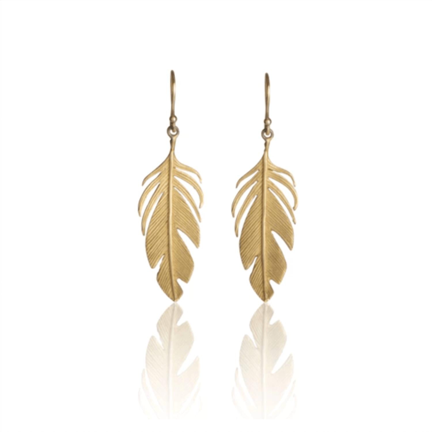 Trendy Wholesale - Women's Feather Dangle Earrings