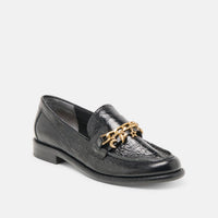 Dolce Vita Women's Waylen Loafers in midnight crinkle - women's flats - detail view