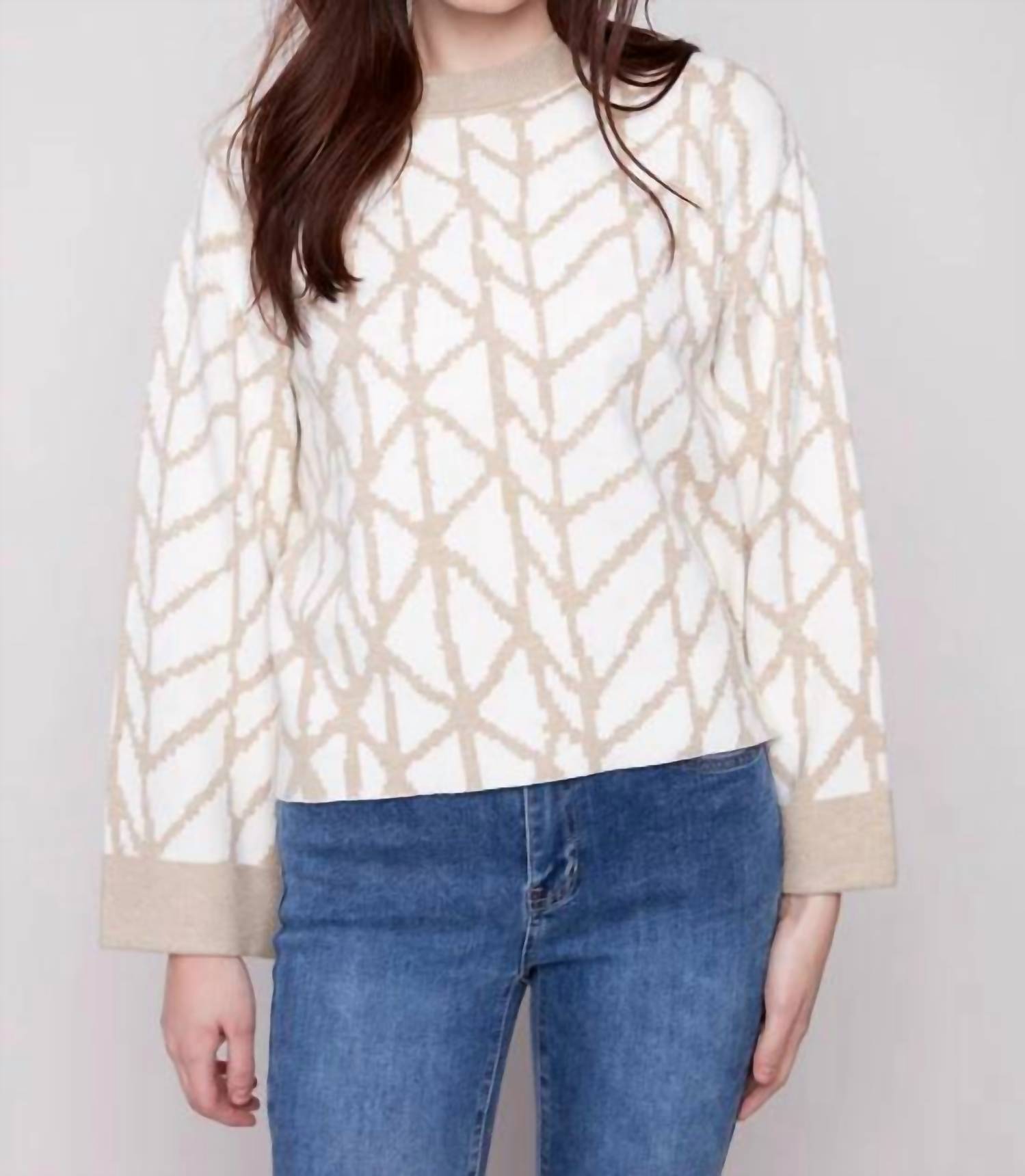 Charlie B - Jacquard Knit Sweater
