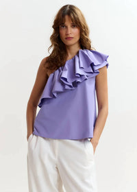Essentiel Antwerp - Jillian Asymmetric Ruffle Top