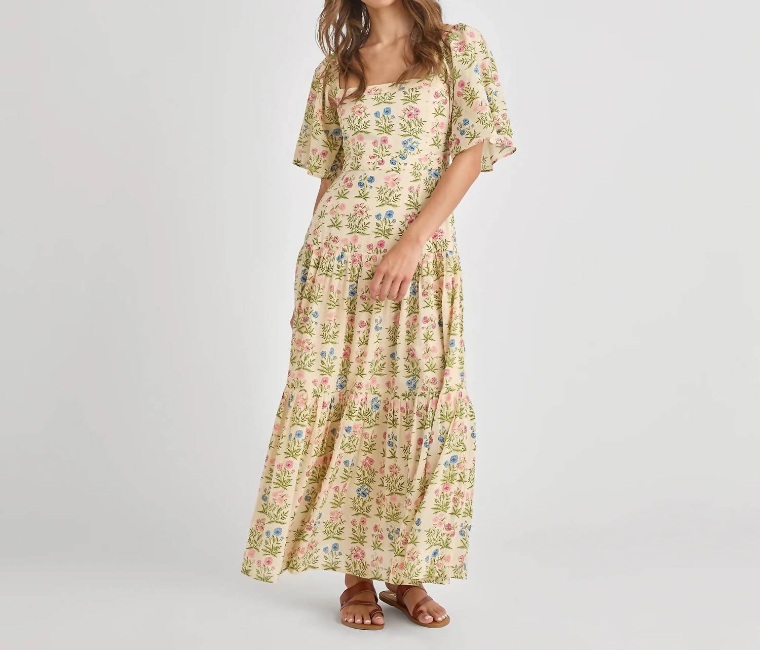 Pink Chicken - Marilyn Bell Sleeve Dress