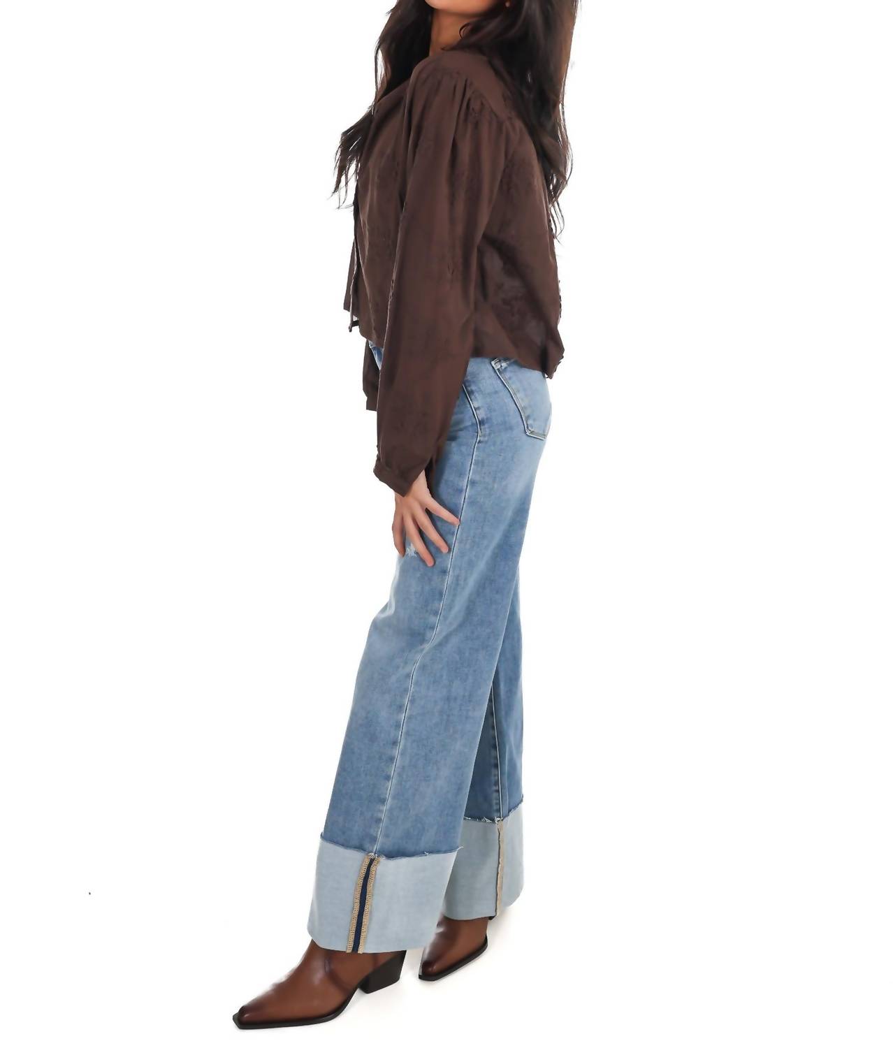 So Me - Meadow Bloom Floral Button Top