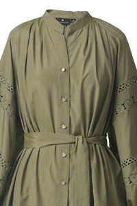 Emily Lovelock - Lyla Long Sleeve Midi Dress