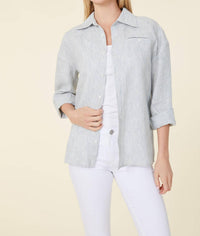 Dolce Cabo - Striped Long Sleeve Shirt