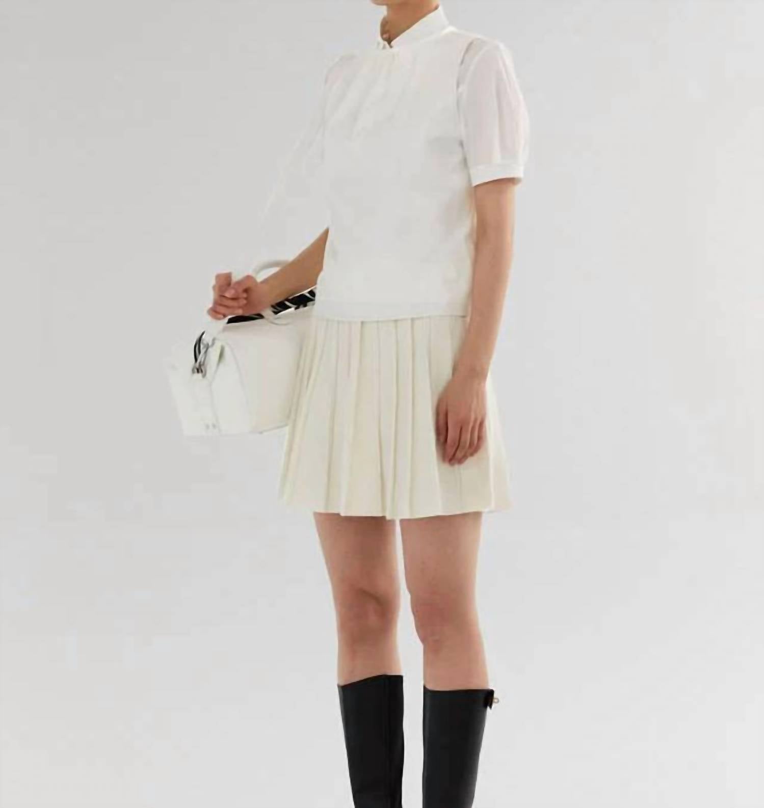 Anel - Golf French Wool Skirt