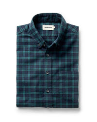 Taylor Stitch The Jack Button Down Shirt in blackwatch plaid - men's long sleeve top - view 10