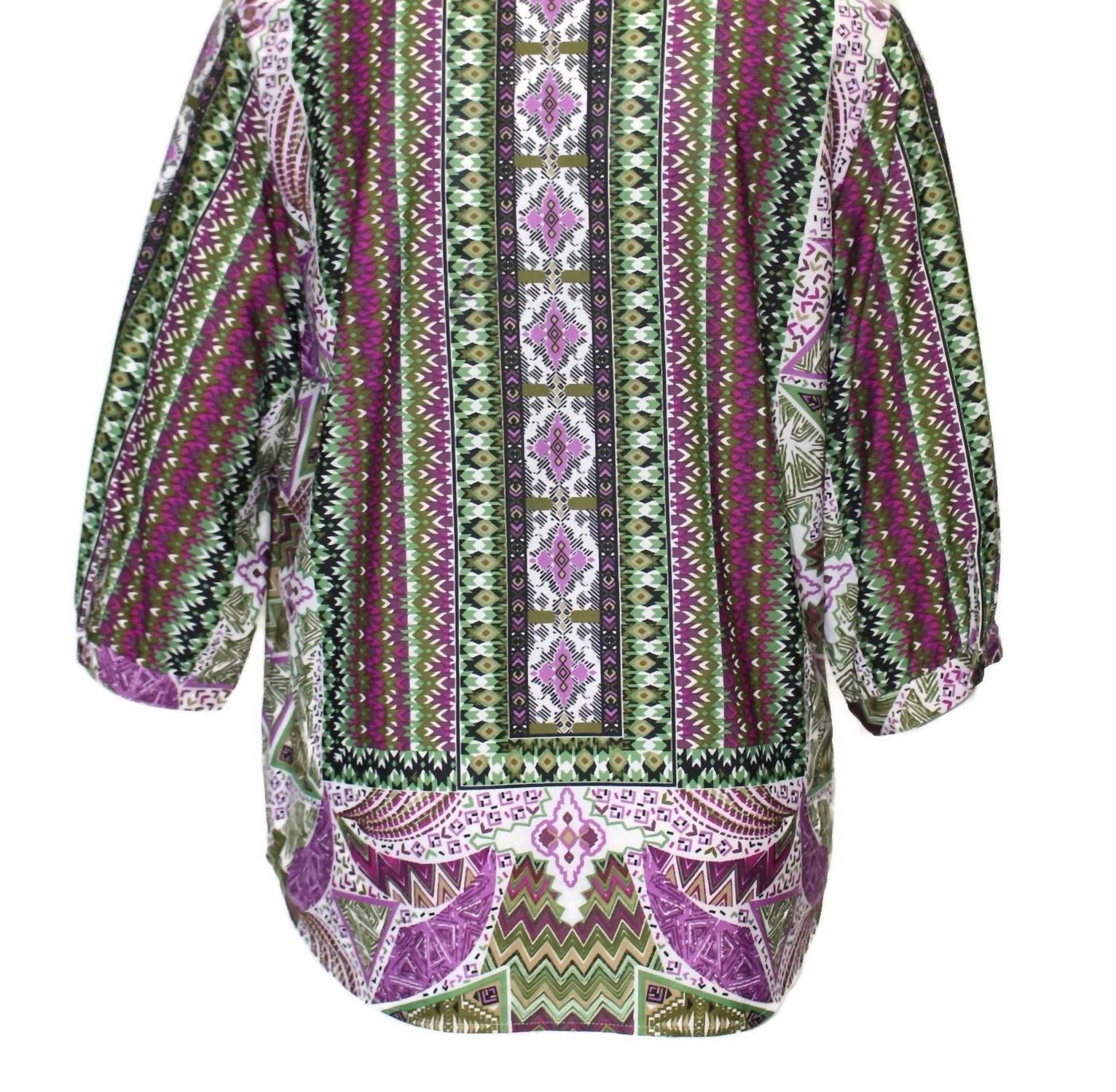 N Touch - Women's Peggi Abstract Print Top