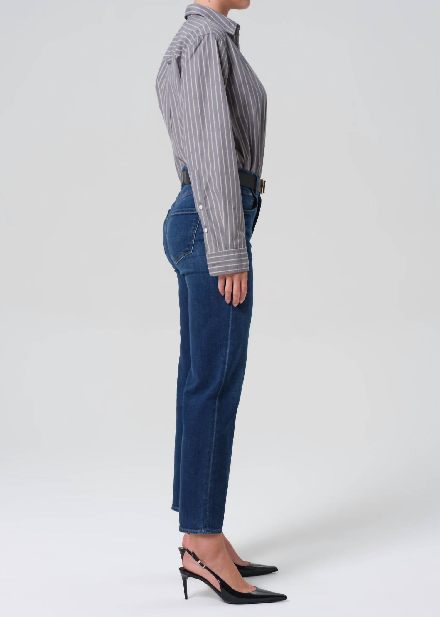 Citizens Of Humanity - Delfina High Rise Straight Leg Jeans