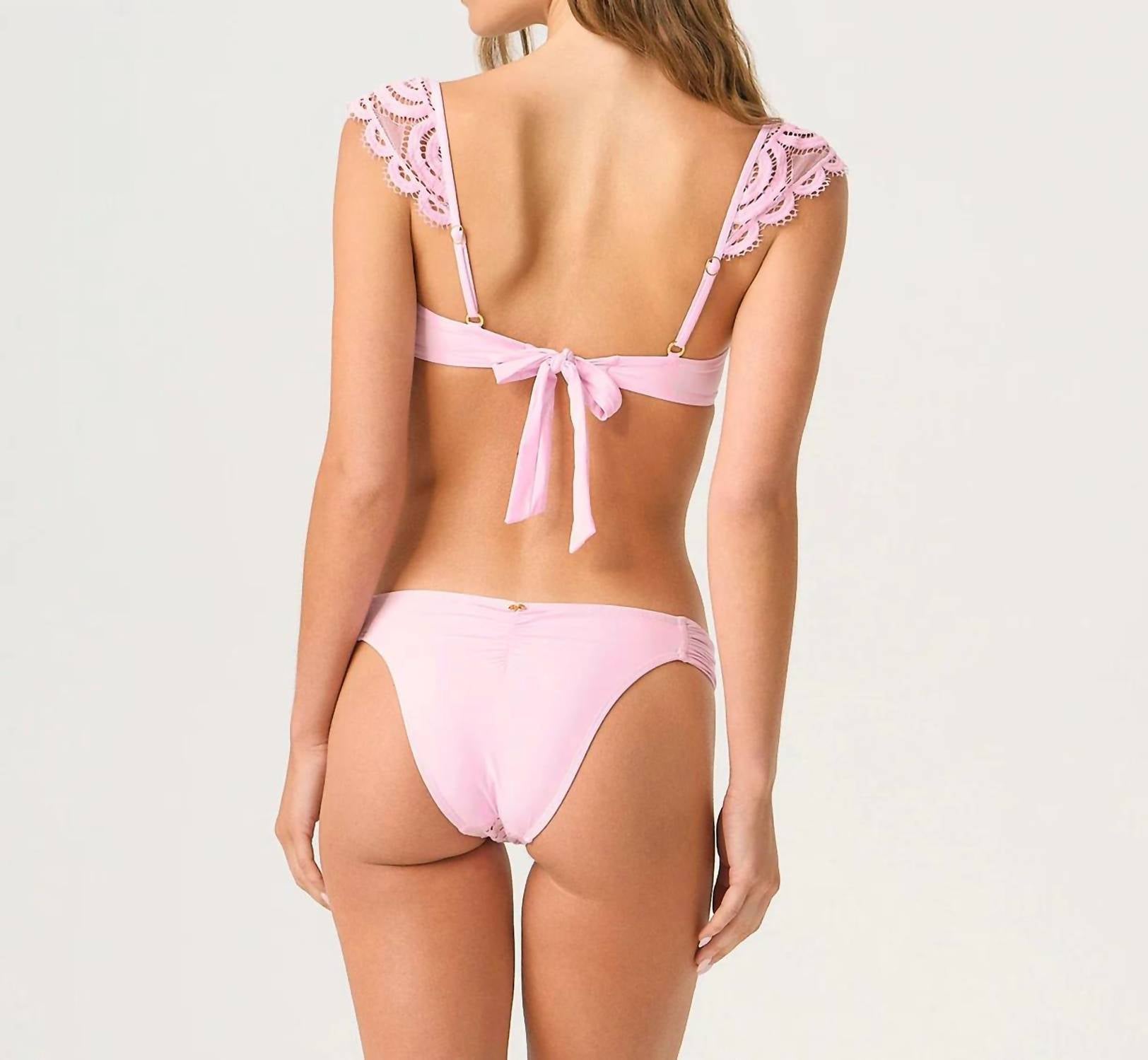Pq Swim - Women's Lace Fanned Bikini Bottoms