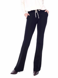 up! Tummy Control Ponte Bootcut Pant in black - women's pants