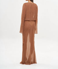 Bananhot Nema Maxi Dress in ogee - women's dress - alternate view