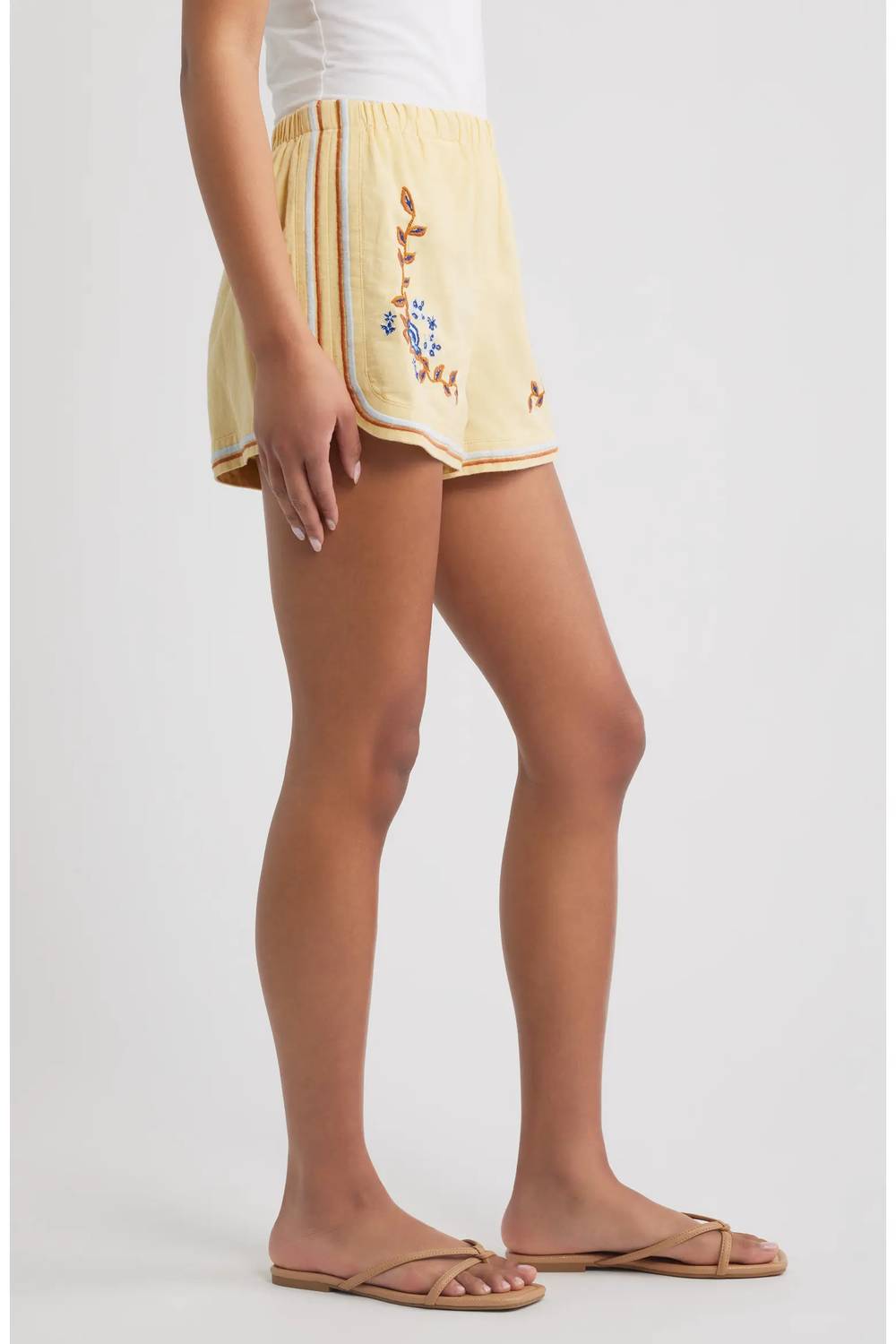 Cleobella - Wes Embroidered Pul-on Shorts